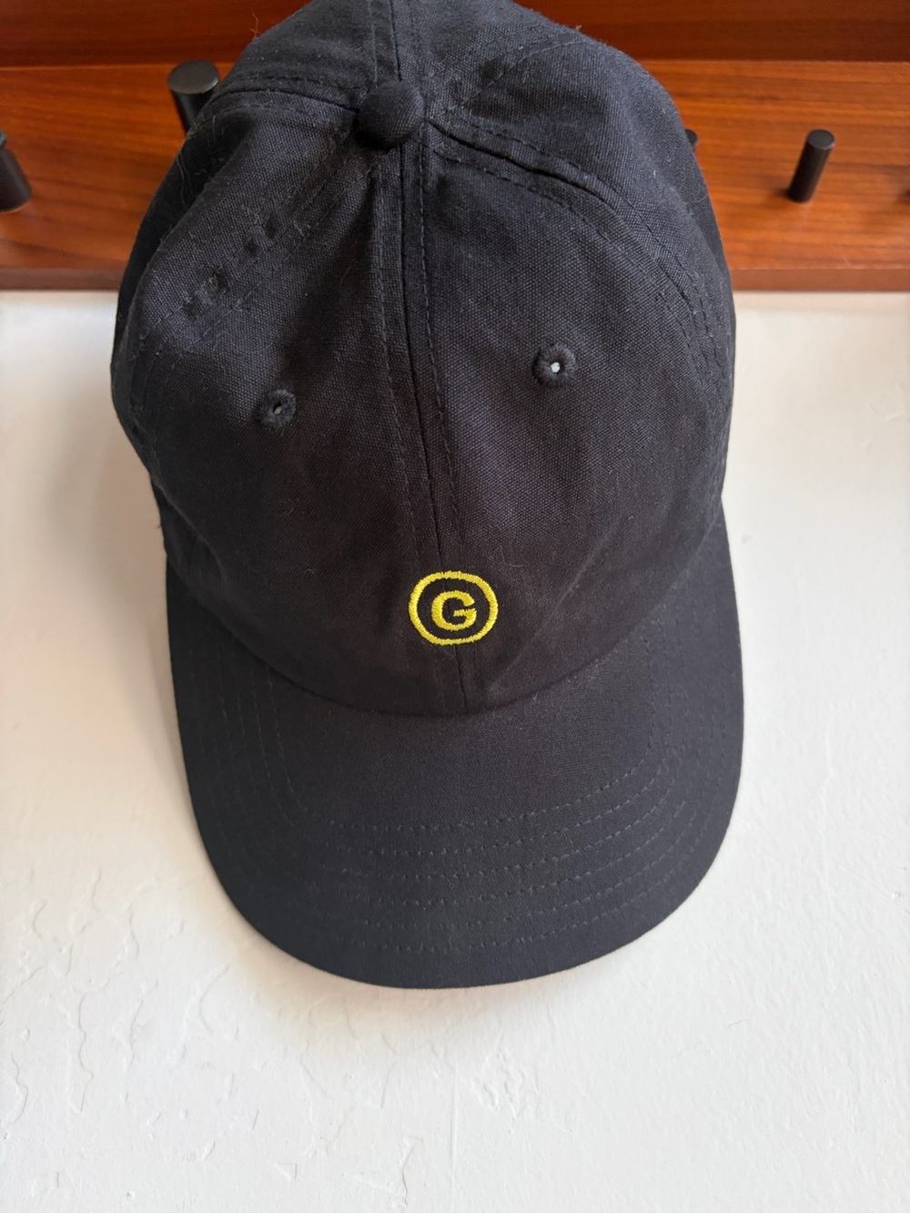 NEW Dad Hat Cap Black with Yellow 'G' Logo, unisex